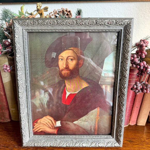 Vintage Portrait of Giuliano de' Medici (1479–1516), Duke of Nemours by Raphael - Picture 6 of 14